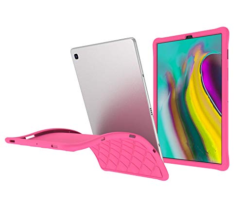 EpicGadget Schutzhülle für Samsung Galaxy Tab S5e T720 / T725, Silikon, mit Diamantmuster, Rundumschutz, Rosa von EpicGadget