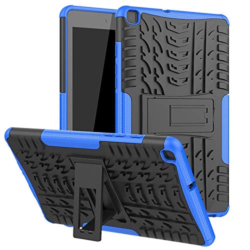 EpicGadget Galaxy Tab A 8.0 Zoll 2019 (SM-T290/SM-T295) Hülle – Hybrid Rugged Dual Layer Kickstand Case Cover für Samsung Galaxy Tab A 8.0 SM-T290/T295 veröffentlicht in 2019 (schwarz/blau) von Epicgadget