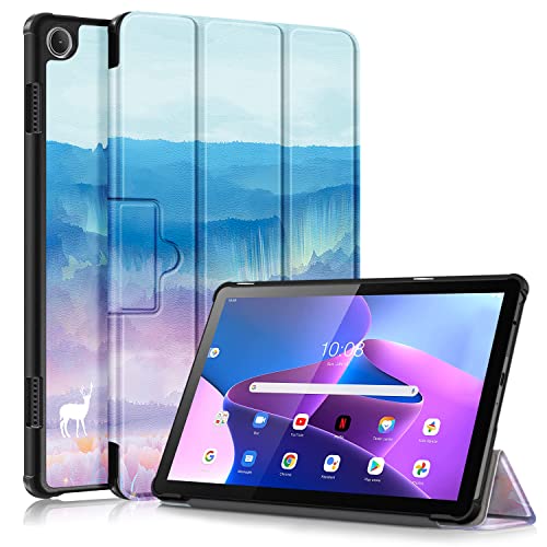 Epicgadget Schutzhülle für Lenovo Tab M10 10,1 Zoll (3. Generation) (TB328F) – leichtes, dreifach faltbares StandShell Auto WakeSleep Case Cover für Lenovo Tab M10 (3. Gen) 10,1 Zoll Display 2022 von Epicgadget