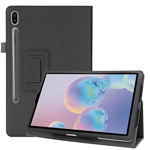 Epicgadget Schutzhülle für Samsung Galaxy Tab S7 Plus/S7+ 31.5 cm (12.5 Zoll) (2020) SM-T970/T975/T976 – leicht, dünn, automatische Wake/Sleep-Funktion, Folio-Schutzhülle für Tab S7 Plus (schwarz) von Epicgadget