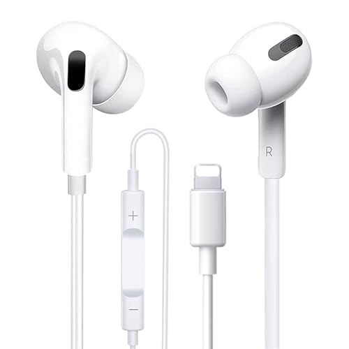 Kopfhörer für iPhone, kabelgebunden, geräuschisolierende Headsets, kabelgebundene Kopfhörer, integriertes Mikrofon und Lautstärkeregler, kompatibel mit iPhone 14/13/12/11/8/7 Pro Max/X/XS/SE Kopfhörer für iPhone, kabelgebunden, geräuschisolierende Headsets, kabelgebundene Kopfhörer, integriertes Mikrofon und Lautstärkeregler, kompatibel mit iPhone 14/13/12/11/8/7 Pro Max/X/XS/SE von Epiken