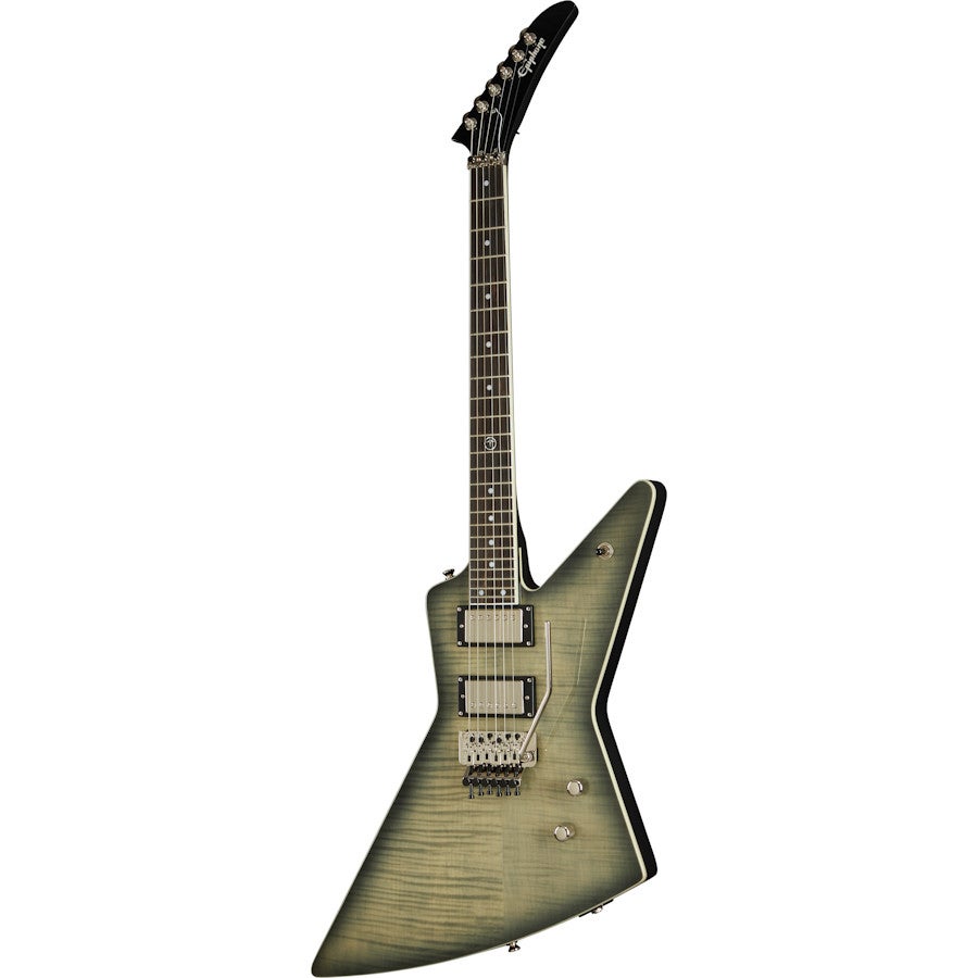 Epiphone Brendon Small Ghost Horse Explorer Galaktikon Burst Electric Guitar with EpLite Case Epiphone Brendon Small Ghost Horse Explorer Galaktikon Burst Electric Guitar with EpLite Case von Epiphone