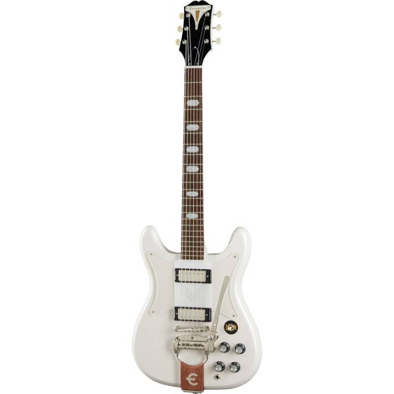 Epiphone Crestwood Custom Tremotone Polaris White Electric Guitar von Epiphone