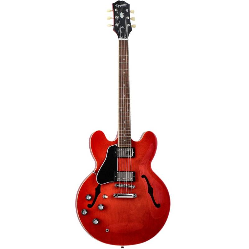Epiphone ES-335 LH Cherry Left-Handed Semi-Acoustic Guitar von Epiphone