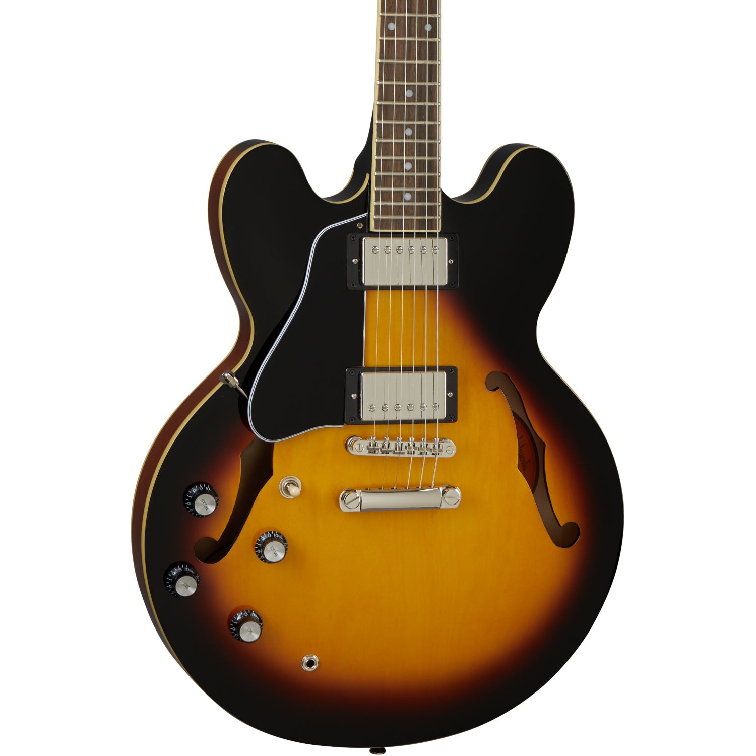 Epiphone ES-335 LH Vintage Sunburst Left-Handed Semi-Acoustic Guitar Epiphone ES-335 LH Vintage Sunburst Left-Handed Semi-Acoustic Guitar von Epiphone