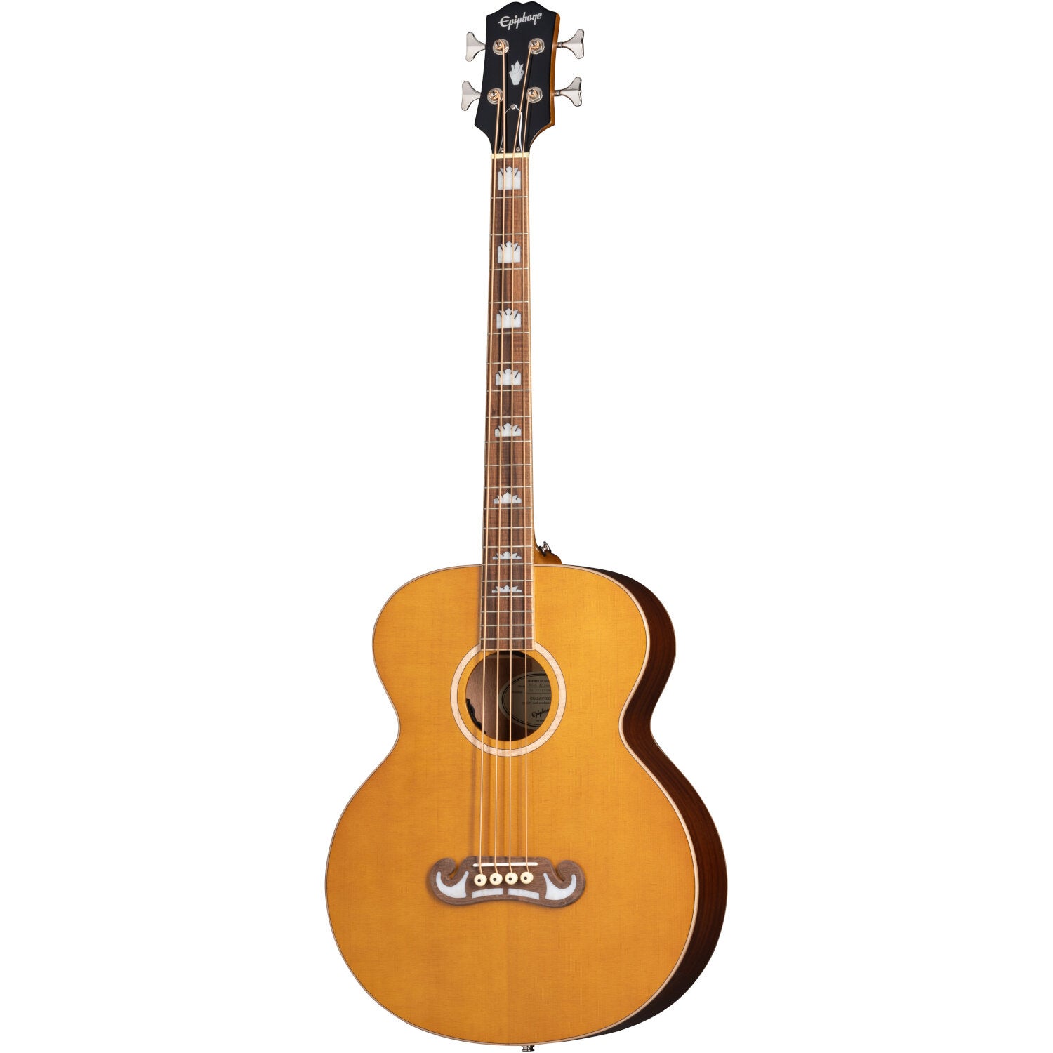 Epiphone El Capitan J-200 Studio Bass Aged Natural Antique Gloss Electro-Acoustic Bass Guitar von Epiphone