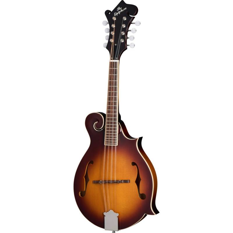 Epiphone F-5 Studio Vintage Sunburst Satin F-Style Mandolin with Premium Gig Bag von Epiphone