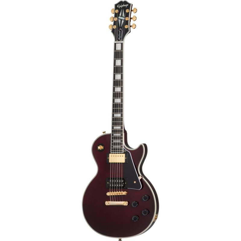 Epiphone Jerry Cantrell Wino Les Paul Custom Dark Wine Red Signature Electric Guitar with Case von Epiphone