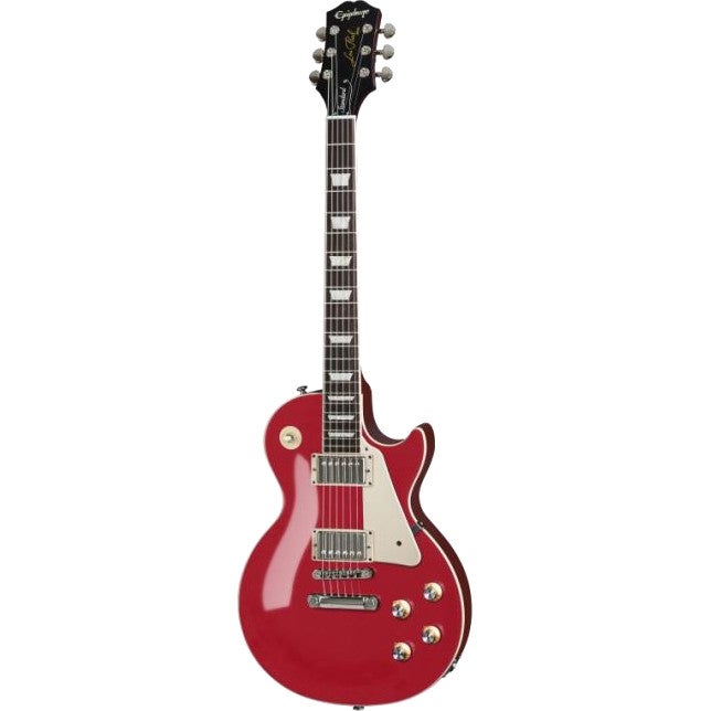 Epiphone Les Paul Standard 60s Candy Red Metallic Electric Guitar with Premium Gig Bag von Epiphone