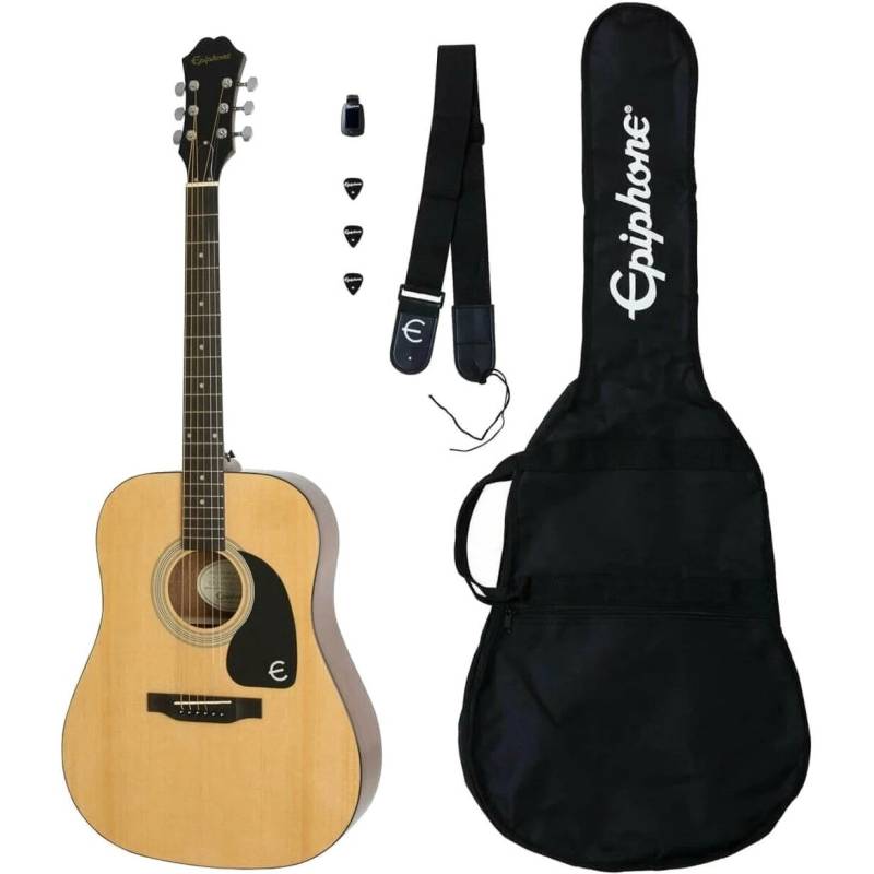 Epiphone Songmaker DR-100 Acoustic Guitar Player Pack Natural Acoustic Guitar Pack von Epiphone