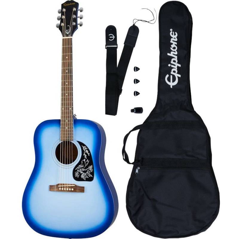 Epiphone Starling Acoustic Guitar Player Pack Starlight Blue Acoustic Guitar Pack von Epiphone