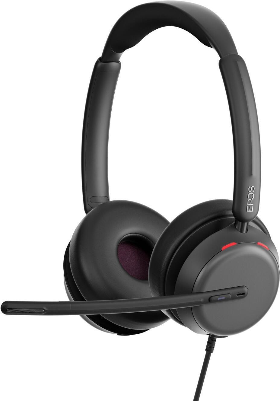 EPOS IMPACT 860T ANC - Headset - On-Ear - kabelgebunden - aktive Rauschunterdrückung - USB-C - Zertifiziert für Microsoft Teams (1001177) von Epos