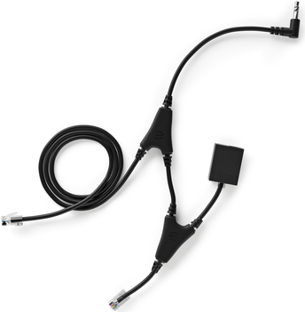 EPOS CEHS-AL 01 - Elektronischer Hook-Switch Adapter für Headset, VoIP-Telefon - für IMPACT D 10, IMPACT DW Office USB, Office USB ML, Pro2, IMPACT SD PRO 1, IMPACT SDW 50XX (1000745) von Epos