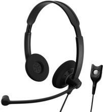 EPOS I SENNHEISER IMPACT SC 60 - 100 Series - Headset - On-Ear - kabelgebunden - Easy Disconnect - Schwarz mit Silber von Epos