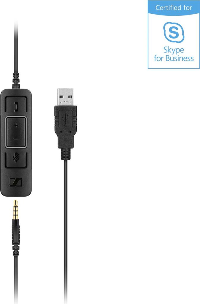 EPOS I SENNHEISER SC 45 USB MS - Culture Plus Mobile - Headset - On-Ear - kabelgebunden - Schwarz von Epos