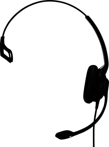 EPOS IMPACT SC 230 Telefon On Ear Headset kabelgebunden Mono Schwarz Noise Cancelling Mikrofon-Stumm von Epos
