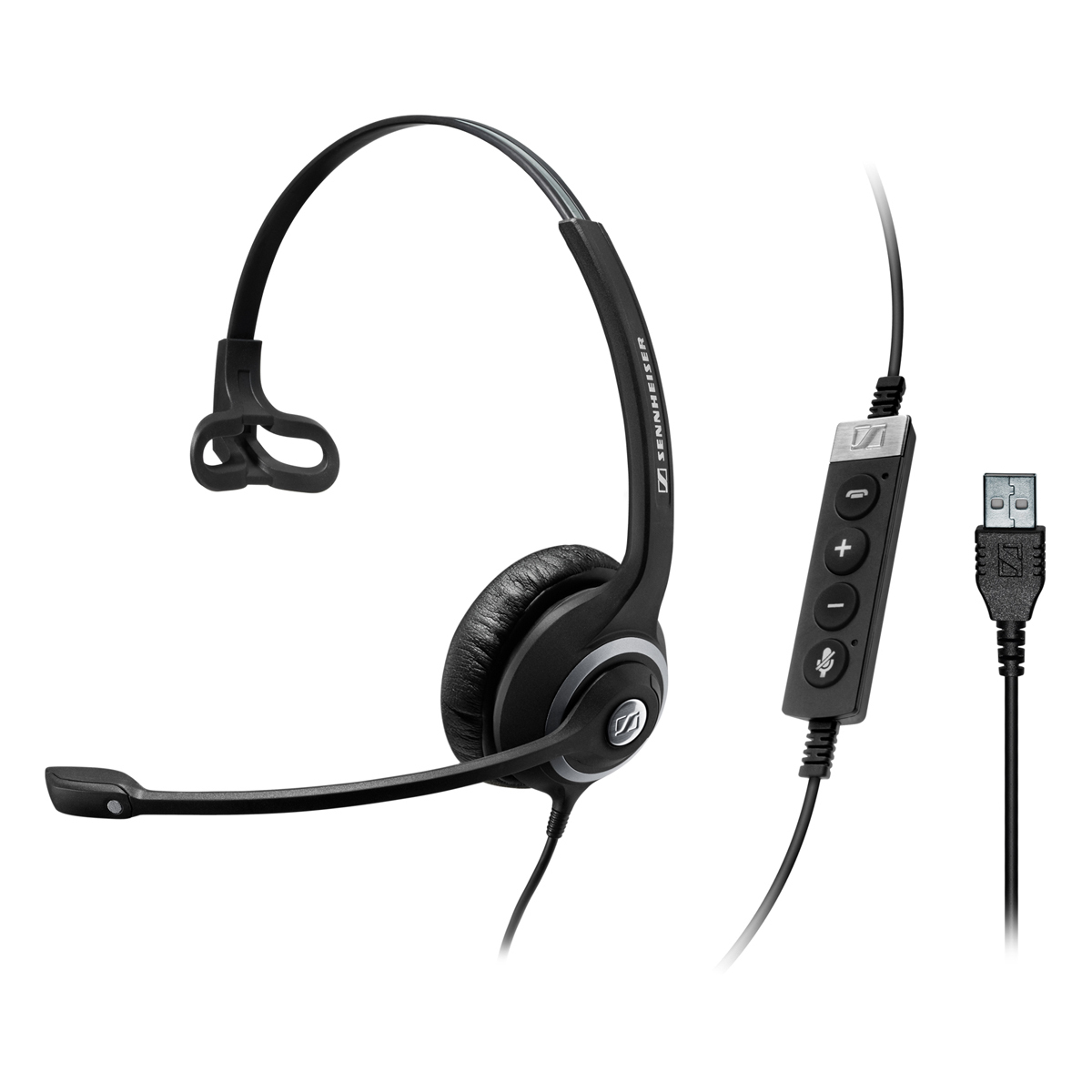 EPOS IMPACT SC 230 USB MS II Headset, Mono, Kabelgebunden USB, In-Line Call Control, zertifiziert für Skype for Business von Epos