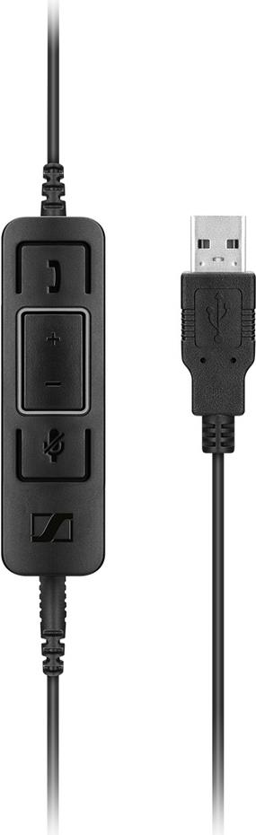 EPOS - SENNHEISER USB-CC x5 MS - Headset-Kabel - USB männlich zu 4-poliger Mini-Stecker weiblich - geformt - für Sennheiser SC 45, 45 USB MS, 75, 75 USB MS von Epos