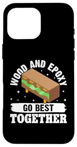 Epoxid-Holzbearbeitung: Holz und Epoxid Hülle für iPhone 16 Pro Max Epoxid-Holzbearbeitung: Holz und Epoxid Hülle für iPhone 16 Pro Max von Epoxy Woodworking Designs For Resin Furniture Art