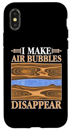 Epoxid-Holzbearbeitung: I Make Air Bubbles Disappear Hülle für iPhone X/XS von Epoxy Woodworking Designs For Resin Furniture Art