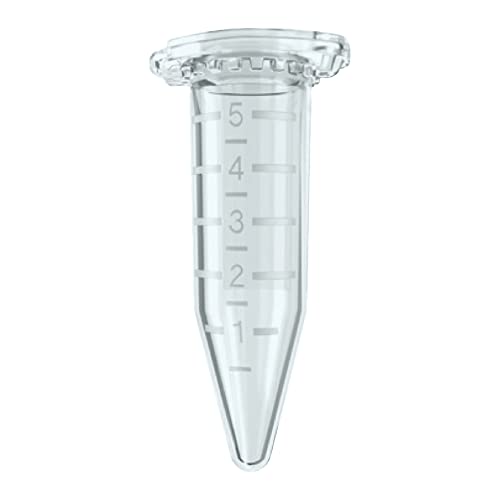 Eppendorf 2-0293 Quality Nicht Steril Tubes mit Schnappverschluss, 5ml Kapazität, 60mm Höhe, Transparent, 200 Stück Eppendorf 2-0293 Quality Nicht Steril Tubes mit Schnappverschluss, 5ml Kapazität, 60mm Höhe, Transparent, 200 Stück von Eppendorf