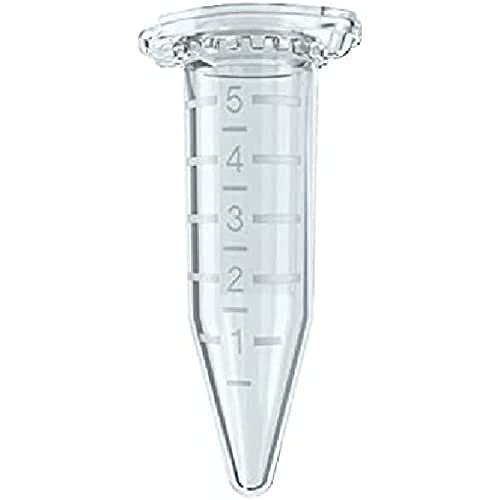 Eppendorf E-1857 Tube, konisch, 5 mL Nennvolumen, Transparent (200-er Pack) von Eppendorf