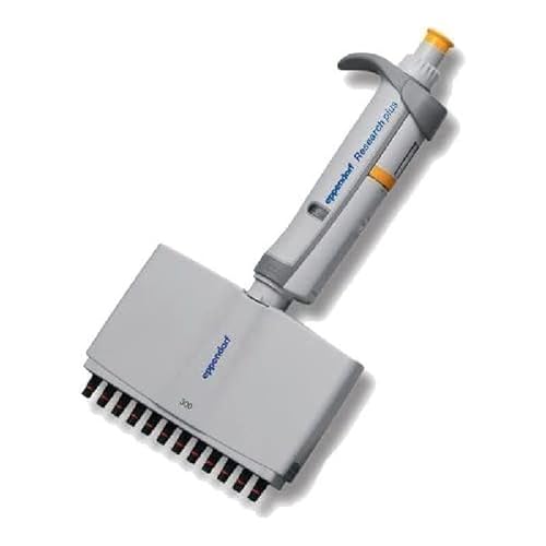 Eppendorf Research plus Mehrkanalpipetten, 12-Kanalpipette, Orange, 30-300 µL von Eppendorf