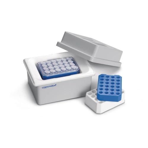 Eppendorf IsoSafe und IsoPack Kryo Lagerbehälter für 0.5-mL-Gefäße, Enthält 1 IsoSafe und 3 IsoPack, Weiß, Hält 0°C bis zu 6 Stunden Lang Eppendorf IsoSafe und IsoPack Kryo Lagerbehälter für 0.5-mL-Gefäße, Enthält 1 IsoSafe und 3 IsoPack, Weiß, Hält 0°C bis zu 6 Stunden Lang von Eppendorf
