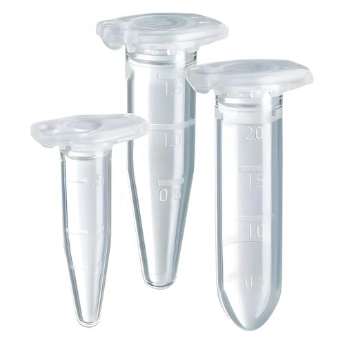 Eppendorf Protein LoBind Tubes, Schnappdeckel, PCR Clean, Farblos, 2.0mL Kapazität, 500 Stück von Eppendorf