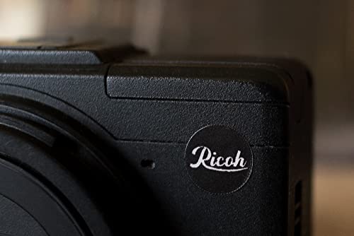 3X EppoBrand Rot & Schwarz Aufkleber für Ricoh GR Digital I II III 1 2 3 x Street Edition Leica M Digital & Analog Camera (Schwarz) von EppoBrand