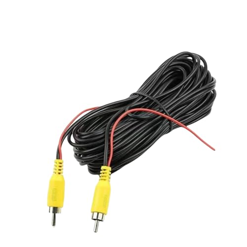 Epronic 6M RCA Video Kabel für Rückfahrkamera, Auto Rückfahrkamera Verlängerungskabel Cinch Stecker Videokabel mit Trigger Kabel Plug and Play Stecker zu Stecker Epronic 6M RCA Video Kabel für Rückfahrkamera, Auto Rückfahrkamera Verlängerungskabel Cinch Stecker Videokabel mit Trigger Kabel Plug and Play Stecker zu Stecker von Epronic