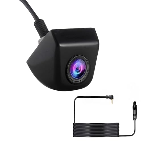 Epronic AHD 1080P Rückfahrkamera Auto 4 Pin Rückfahrkamera für Tragbare Carplay Screen Weitwinkel Autokamera Unterstützung Spiegelbild 2.5mm Stecker auf 4 Pin von Epronic