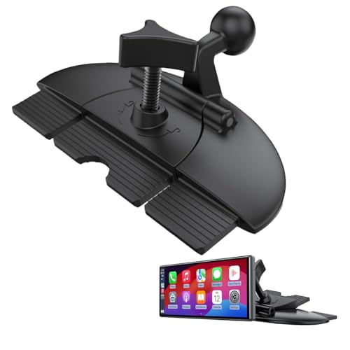 Epronic Austauschbare CD Slot Halterung Auto Apple Carplay Autoradio Halterung 17,2mm Kugelgelenk Telefonhalterung Portable Autoradio Halterung für CD Slot von Epronic