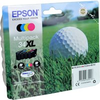 4 Epson Tinten C13T34764010 Multipack 34XL  4-farbig von Epson