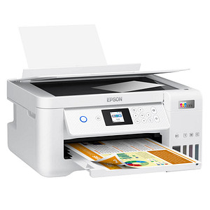 AKTION: EPSON EcoTank ET-2856 3 in 1 Tintenstrahl-Multifunktionsdrucker weiß mit CashBack von Epson