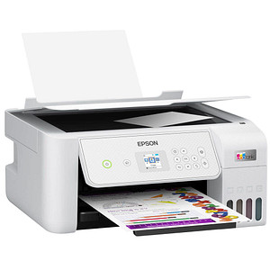 EPSON EcoTank ET-2876 3 in 1 Tintenstrahl-Multifunktionsdrucker weiß von Epson