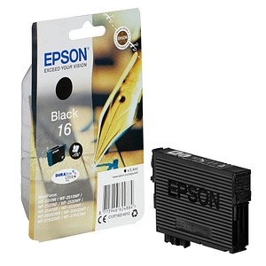 EPSON 16 / T1621  schwarz Druckerpatrone von Epson