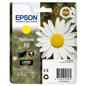 EPSON 18 / T1804  gelb Druckerpatrone von Epson