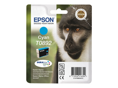 EPSON 1LB T0892 ink cartridge cyan low EPSON 1LB T0892 ink cartridge cyan low von Epson