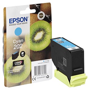 EPSON 202/T02F24  cyan Druckerpatrone von Epson