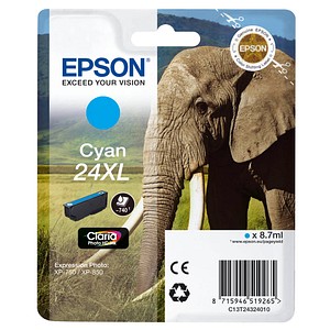 EPSON 24XL / T2432XL  cyan Druckerpatrone von Epson