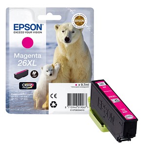 EPSON 26 XL / T2633 XL  magenta Druckerpatrone von Epson