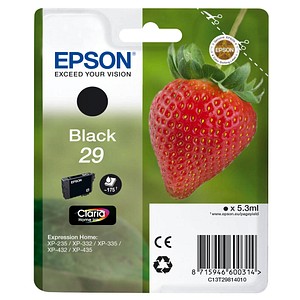 EPSON 29 / T2981  schwarz Druckerpatrone von Epson