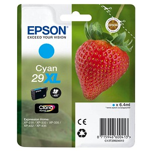 EPSON 29XL / T2992XL  cyan Druckerpatrone von Epson