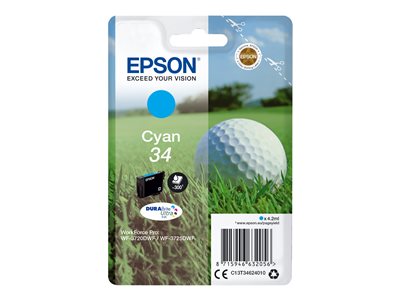 EPSON 2LB Singlepack Cyan 34 Ink EPSON 2LB Singlepack Cyan 34 Ink von Epson