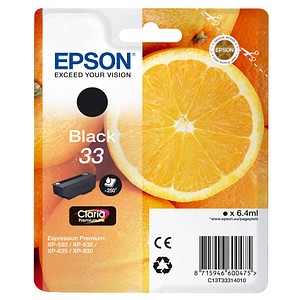 EPSON 33 / T3331  schwarz Druckerpatrone von Epson