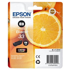 EPSON 33 / T3341 Photo schwarz Druckerpatrone EPSON 33 / T3341 Photo schwarz Druckerpatrone von Epson