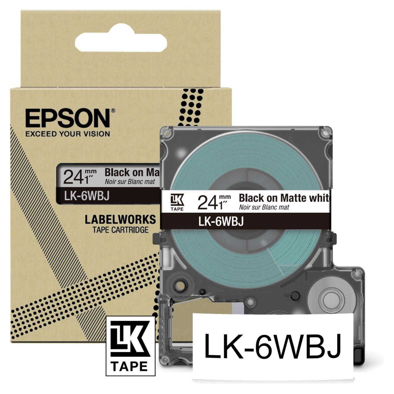 EPSON Band LK-6WBJ 24 mm EPSON Band LK-6WBJ 24 mm von Epson