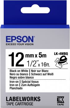 EPSON Band schwarz/weiß 12mm (C53S654024) von Epson