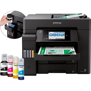 EPSON EcoTank ET-5850 4 in 1 Tintenstrahl-Multifunktionsdrucker schwarz von Epson